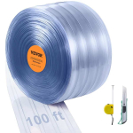 L&auml;bipaistev PVC ribakardin, 100x12 cm, plastik