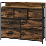 Kummut Homcom 98x29x85cm, pruun/must v&auml;rv