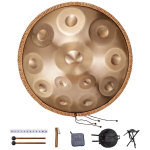 Handpan-trumm 55,9 cm, 12 nooti, ​​d-moll, manuaal haamriga