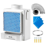 3-&uuml;hes sisekuivati ​​ventilatsioonikomplekt, ABS, 99 mm, elektrilistele kuivatitele