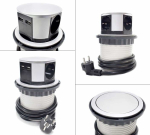Pikendusjuhe 1,5 m, 4 pistikupesa USB-portidega