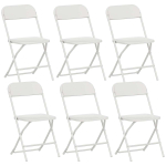 Kokkupandavad toolid, 6 tk, 45 &times; 79,5 &times; 49 cm
