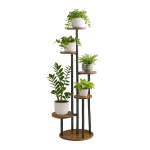 Lillealus Relaxdays, 5 tasandit, Must/pruun, 58 &times; 118,5 &times; 58 cm