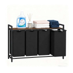 Pesukorv Relaxdays 10052587_8208, 4 kotti, 116 &times; 72 &times; 33 cm