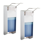 Desinfitseerimisvahendi dosaatorid Relaxdays Euro, 2 tk, 1000 ml, 32 &times; 9 &times; 23 cm