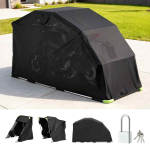 Mootorratta kuur VEVOR KDMTCP-001, Must, 279 &times; 160 &times; 109,5 cm