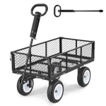 Aiak&auml;ru VEVOR TC-900B, eemaldatavate k&uuml;lgpaneelidega, Must, 96 &times; 24,5 &times; 51 cm