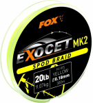 &Otilde;ngen&ouml;&ouml;r Fox Exocet MK2 Spod Braid, 0,18 mm, 20 lb, 300 m kollane