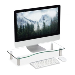 L&auml;bipaistev monitori alus 56x24cm., h&otilde;bedane v&auml;rv