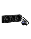 AIO vedel CPU jahuti 3 x 120 mm PWN ventilaatori ja 2,1-tollise LCD-ekraaniga, must, Intel/AMD &uuml;hilduv