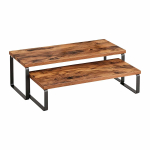 Eraldiseisvate riiulite komplekt Relaxdays 10052589.0, 2 riiulit