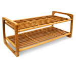 Jalan&otilde;uderiiul Relaxdays, 2 riiulit, 75 &times; 33 &times; 33 cm