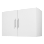 Seinale kinnitatav k&ouml;&ouml;gikapp VEVOR XYFG-03, 2 ust, Valge, 91,4 &times; 61 &times; 40,6 cm