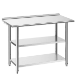 K&ouml;&ouml;gi t&ouml;&ouml;laud VEVOR YH3-D-48, 2 riiulit ja tagapaneel, 1219 &times; 610 &times; 864 mm