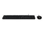Klaviatuuri ja hiire komplekt Acer Combo 100, AKW900 + AMW920, juhtmega, Must