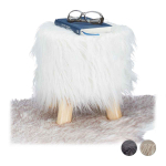 Taburet Relaxdays 10025735_49, 4 jalga, 31 &times; 31 &times; 31 cm