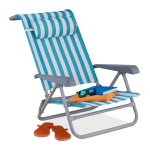 Rannatool Relaxdays 10035904.0, 8 asendit, 59 &times; 78 &times; 85 cm
