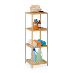 Vannitoariiul Relaxdays 10045318.0, 4 riiulipinda, 38 &times; 116,5 &times; 39,5 cm