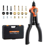 Needimutrit&ouml;&ouml;riist VEVOR DY-8805, 7 torni ja 70 mutrit, oranž/must, 340 &times; 160 &times; 45 mm