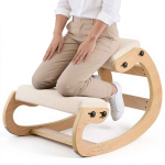 P&otilde;lvitustool VEVOR QDQY-03, seljatoeta, Beež, 82 &times; 55,5 &times; 54 cm