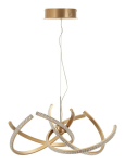 LED-rippvalgusti CELTIC, Kuldne/valge, &Oslash; 62 &times; 120 cm