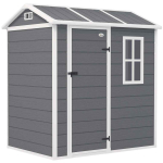 Aiat&ouml;&ouml;riistade kuur Outsunny 186x130x199cm, halli/valge v&auml;rvi