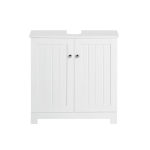 Valamu alune kapp 60x30x60cm., valge/h&otilde;bedane v&auml;rv