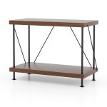 Vabalt seisnev riiul 60x29,5x45cm, pruunid/mustad v&auml;rvid