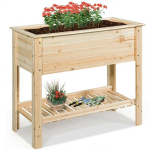 T&otilde;stetud peenar 92x41x81cm, helepruun v&auml;rv