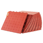 Punased libisemiskindlad kahepoolsed garaažip&otilde;randaplaadid, 12x12 tolli, 50 tk.