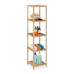 Vannitoariiul Relaxdays 10045319.0, 5 riiulipinda, 38 &times; 162 &times; 39,5 cm