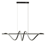 LED-rippvalgusti SPIRAL, Reguleeritav k&otilde;rgus, Must/valge, 101 &times; 30 &times; 25 cm