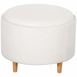 Tumba hoiukastiga Homcom 56x56x42cm., valge/helepruun