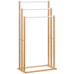 Seisev r&auml;tikuhoidja Homcom 48x25,8x94cm, helepruun/valge v&auml;rv