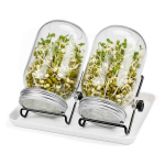 Idandamisepurkide komplekt Relaxdays, 2 tk, 10 &times; 16,5 cm