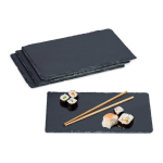 Serveerimisplaadid Relaxdays 10047614.0, 4 tk, Hallid, 26 &times; 1 &times; 16 cm