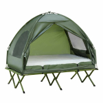Telk-voodi Outsunny 193x145x180cm., tumeroheline