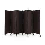 Kardin 334,5x30x172cm, tumepruun/must