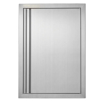 Grilli &uuml;hekordne roostevabast terasest uks, 432x610 mm, s&uuml;vistatud
