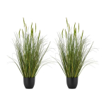 Kunstpilliroog potis, 2 tk, 89 cm, PVC, roheline