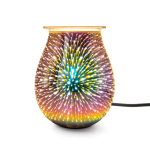 Elektriline aroomilamp Jupiter, Must/h&otilde;bedane, 16 &times; 21 &times; 16 cm