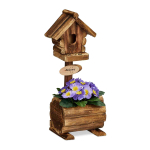 Potialusega linnumaja Relaxdays, 15 &times; 41 &times; 15 cm