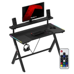 Arvutim&auml;ngulaud Huzaro Hero 1.9 RGB, riiuliga, Must