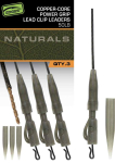 Valmisliidrid Fox Edges Naturals Copper-Core Power Grip Lead Clip, 3 tk