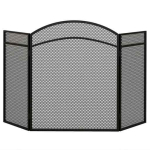 Kaminakaitse Homcom 96x1x60cm., must