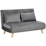 Diivanvoodi Homcom 130x78x79cm, tumehall