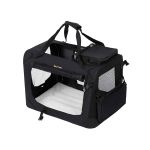 Loomade transpordikott, suurus M, must