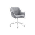 Kontoritool 62x62x93,5cm, hall/valge