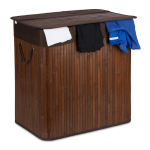 Pesukorv 62x62,5x42,5cm, 40L., pruun