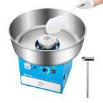 Elektriline suhkruvati masin, 1000 W, 52 cm roostevabast terasest kauss, sinine